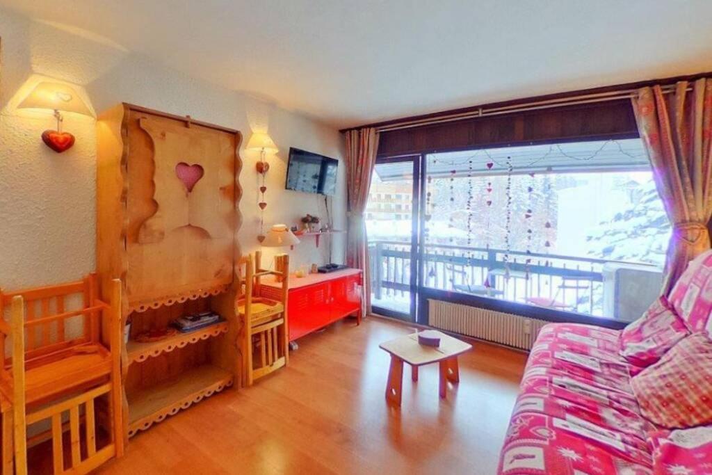 לס דה-אלפס Studio 4 Personnes Vue Piste מראה חיצוני תמונה